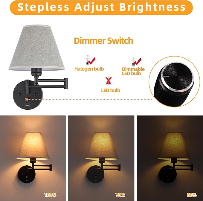 Swing Arm Wall Lamp.Wall Mount lamp