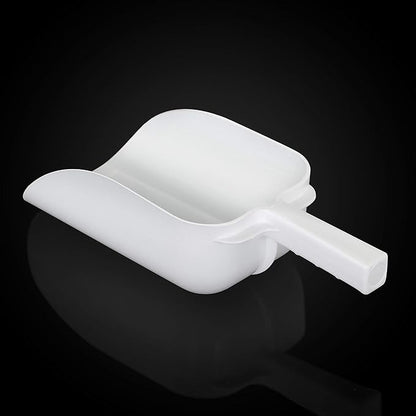 New Star Foodservice 34486 Polycarbonate Plastic Utility Ice Scoop, White, 64-Ounce