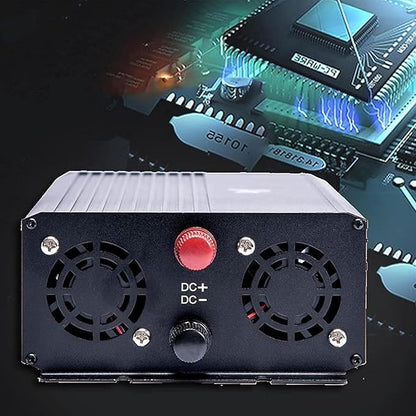 3500W Power Inverter 12V DC to 110V AC Converter with LED Display Dual AC Outlets Dual Fans Radiating for RV, Camp, Boat and Home Emergency Portable Pure Sine Wave Inverter (LED Screen, 3500W 12V)
