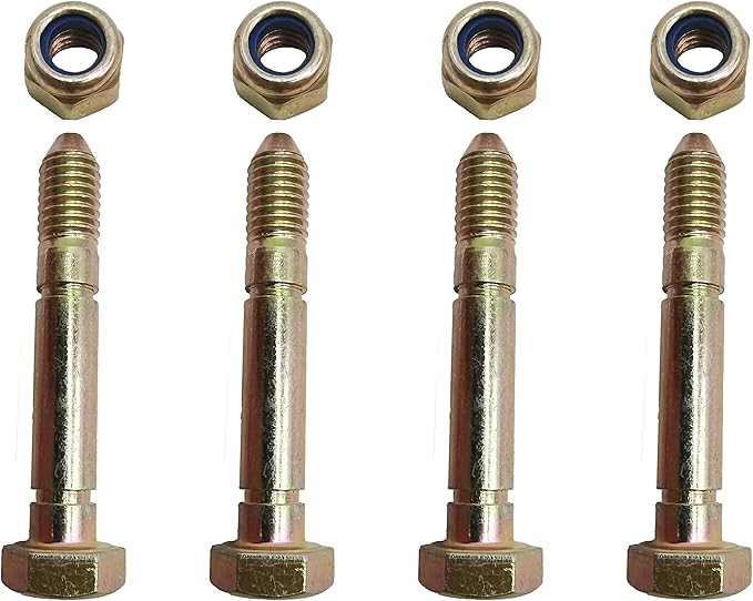 4 Set 51001500 5/16inches Shear Bolts and Nuts for Ariens 510015 51001500 John Deere AM122156 AM136890 Snow Blower