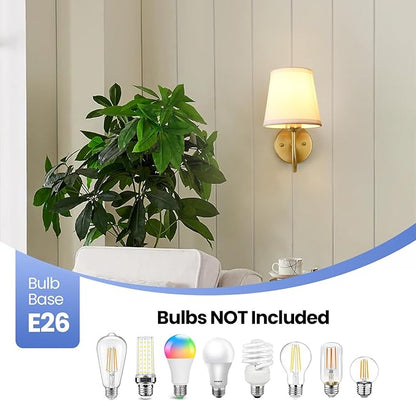 Wall Sconce Set of 2, Indoor Wall Lights