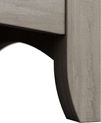 Bush Furniture Salinas 5 Shelf Bookcase in Driftwood Gray, Tall Bookshelf, Large Book Shelf for Living Room, Home Office, or Entryway