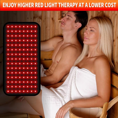 Portable Infrared Sauna for 1 Person, Red Light Therapy Full Size Home Sauna Box with Premium Dry Heating, Remote Temperature Control, Heated Foot Pad & Reinforced Folding Chair
