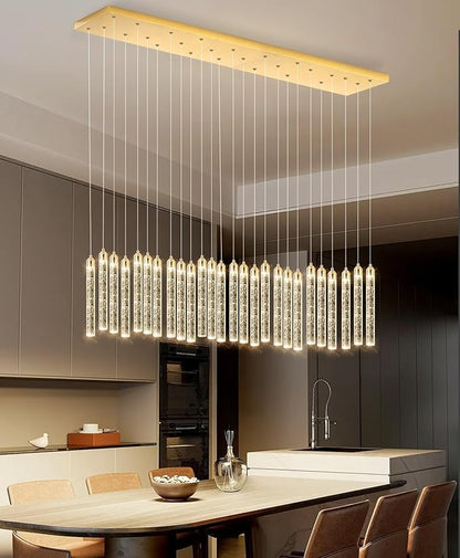 Rectangular Chandeliers 26-Lights Long Light
