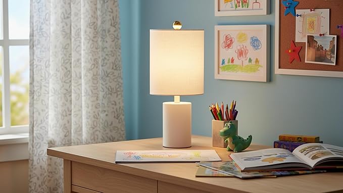 Aspen Creative 31279A Transitional Drum Shaped Spider Fitter Lamp Shade in