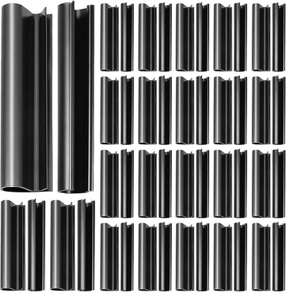 72 PCS Cover Clip for Pool Securing Winter Pool Cover Clips for Above Ground Pools-2 Shapes Pool Cover Clamps 4.7 inch Wind Guard Clips Securing Cover Clip for Pool with Metal Railing
