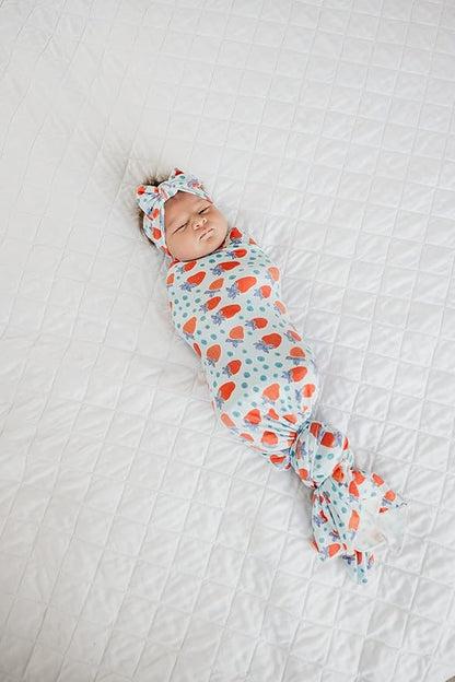 Copper Pearl Baby Swaddle Blanket - Premium Knit Baby Blanket, Large Soft Stretchy Receiving Blankets for Baby Boy and Girl, Swaddles for Newborn, Infant, and Toddler (Liberty)