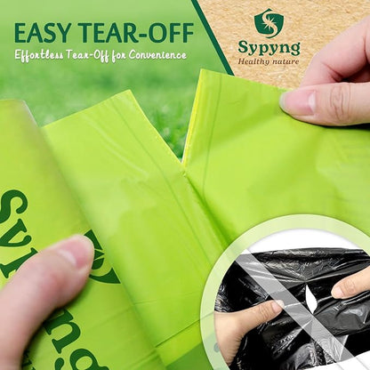 13-17 Gallon Compostable Trash Bags (50-Pack) Heavy-Duty & Durable, 1.1 Mil Thick | 100% Biodegradable for Large Bins | Certified ASTM D6400, BPI & OK Compost HOME, Eco-Friendly & Recyclable