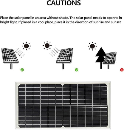 16W Solar Panel Cooling Fan Set Monocrystalline Silicon for Pet House Chicken Coops and Greenhouse Ventilation Energy Efficient Cooling
