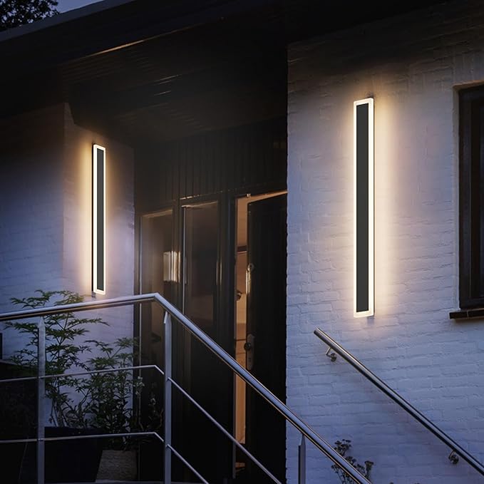 2 Pack 31.5in Outdoor Wall Lights