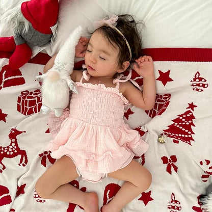 Meihuida Newborn Baby Girl Sleeveless Rompers Summer Clothes Cotton Bodysuit with Headband