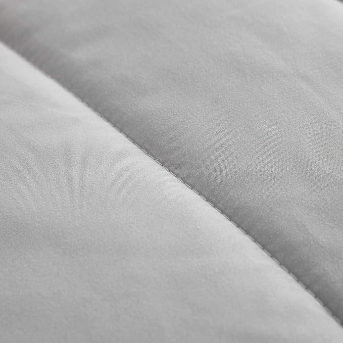 UOZZI BEDDING 4 Pieces Toddler Bedding Set Ultra Soft and Breathable Toddler Sheet Set - Includes Comforter, Flat Sheet, Fitted Sheet and Pillowcase - Gray