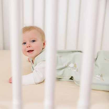 Ecolino Organic Cotton Baby Sleep Sack - 2-Way Zipper Baby Wearable Blanket - Toddler Sleeping Bag Sack - 18-36 Months - Goose