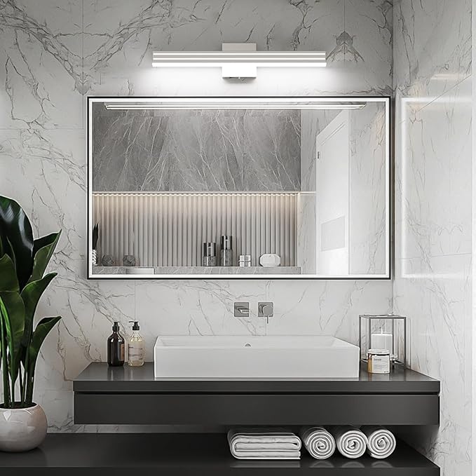 Ralbay 24inch Brushed Nickel Vanity Light