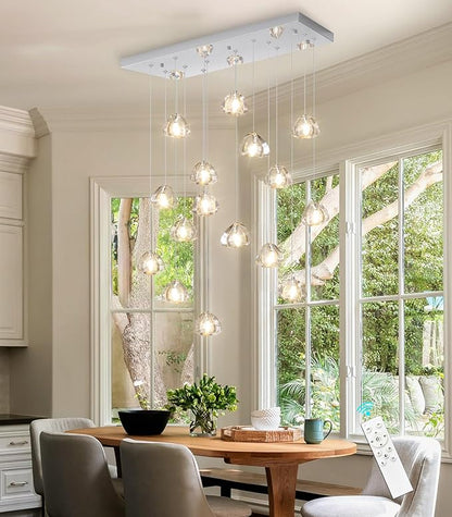 Crystal Rectangular LED Chandelier