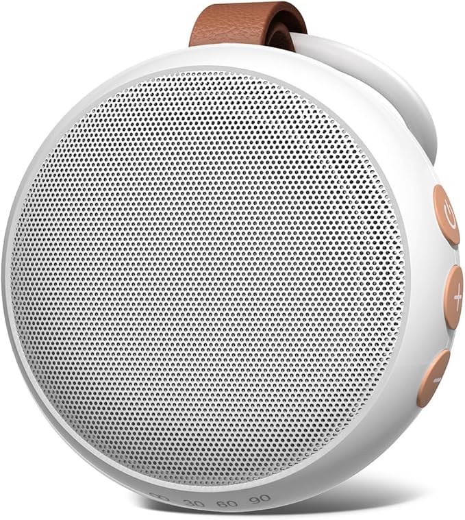 Mini White Noise Machine Sound Machine with 30 Soothing Sounds 32 Volume Levels Baby Portable Sleep Soother Rechargeable Travel Sound Therapy Pink Brown Noise Sleep Machine for Kid Adult