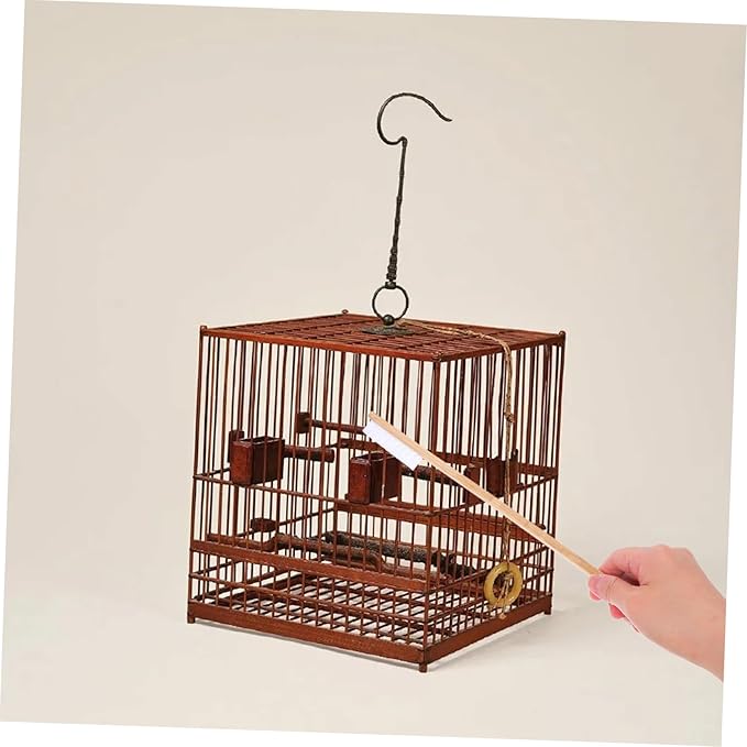 2pcs Bird Cage Cleaning Brush Set Droppings Shovel Essential Cleaning Tools for Bird and Small Animal Cages Sturdy and Effective PET Accessories