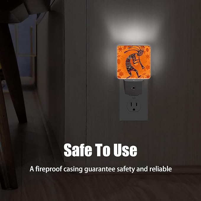 Ethnic African Deity Night Light, Kokopelli Plug into Wall