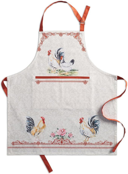 Maison d' Hermine 100% Cotton Apron for women with Pocket Kitchen Chef Apron for Men Cooking Easter Decorations