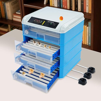 Automatic Egg Incubator, 200-240 Eggs Digital Poultry Hatcher Machine, Automatic Egg Turning & Water Replenishment, Temperature Control for Hatching Chicken Duck Goose Eggs