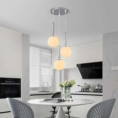 Modern Chrome Pendant Light Hanging Fixture Light
