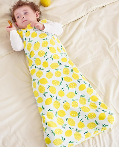 Rayon Made from Bamboo Viscose Sleep Sack 0-36 Months 1.0 Tog for Toddler and Baby sleepers 2-Way Zipper Newborn Sleep Sacks