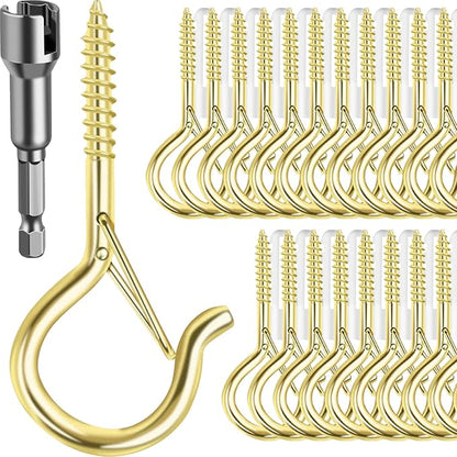 48 PCS Q-Hanger Hooks, Screw Hooks