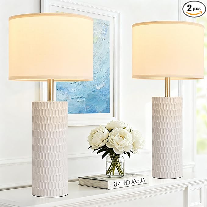 26.5" Ceramic Table Lamp, Table Lamp