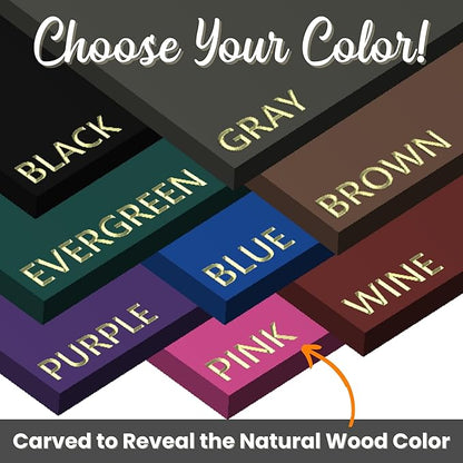 Personalized Nursery Name Sign, Choice of Size, Colors and Fonts | Personalized Custom Wood Name Sign, Baby Name Sign, Nursery Wall Decor, Toddler Room Wall Decoration | True Stock Studios.