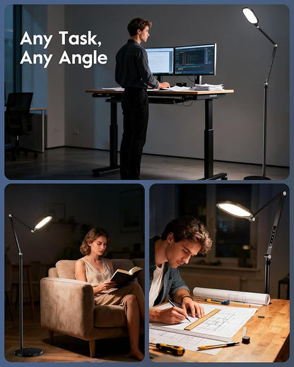 LED Floor Lamp for Office, 30 Lighting Modes Dimmable Standing Lamp