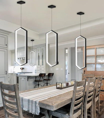 Ring Dimmable Pendant Lighting Adjust LED Mini Chandelier Ceiling Light Fixtures
