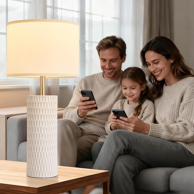 26.5" Ceramic Table Lamp, Table Lamp