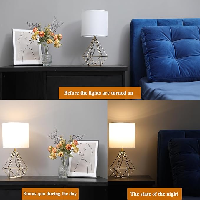 COTULIN Gold Modern Small Table Lamp