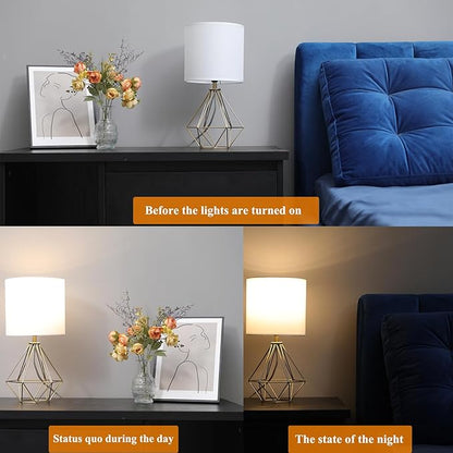 COTULIN Gold Modern Small Table Lamp