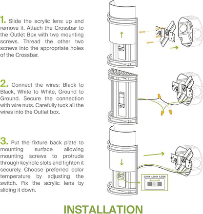 ASD LED Indoor Wall Mount Light Fixture