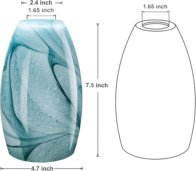 Globe Glass Pendant Lamp Shade Only Light Fixtures Replacement