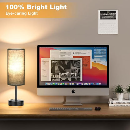 Black Touch Table Lamps Set