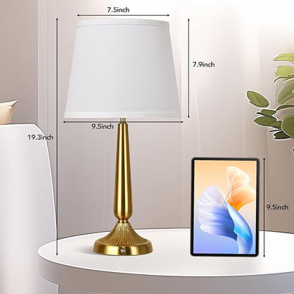 PARTPHONER Cordless Table Lamp, 5000mAh Battery Rechargeable Touch Lamp