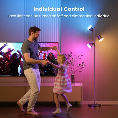 RGB Floor Lamp, 36W LED Dimmable Standing Lamp