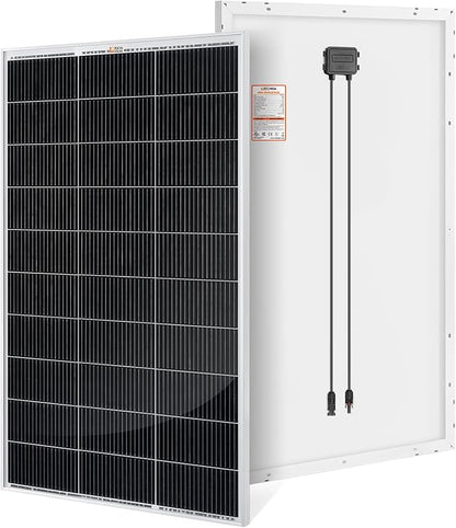 RICH SOLAR 150 Watt 12 Volt 18BB Cell Monocrystalline Solar Panel N-Type Cells High Efficiency Solar Module Charge Battery for RV Marine Boat Off Grid