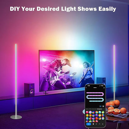 RGBW Floor Lamp, Smart LED Corner Lamp