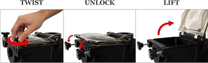 Rx Clear Ultimate Niagara 1.5 HP Pool Pump for Inground Swimming Pools | 48 or 56 Frame | 115/230 Volt | 8.5/4.3 Amps | Corrosion Proof | Large See-Through Strainer Cover