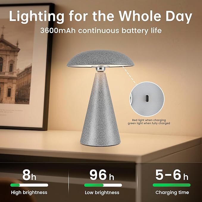 Cordless Rechargeable Table Lamp