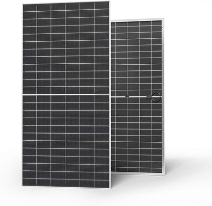 Renogy Solar Panels 1180W 12V/24V N-Type Bifacial Solar Panel 2PCS 590W Monocrystalline On/Off Grid Application Over 1000 Watt Solar Panel High Efficiency Durable for Homes Roof RV Boat Camping Black