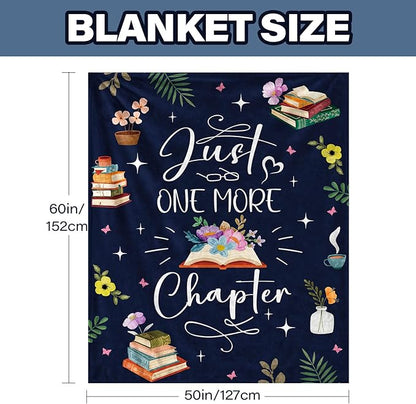 Book Lovers Gifts for Book Lovers Women, Bookish Gift for Readers, Reading Blanket, Books Club/Bookworm/Reading Gift for Women, Literary Gifts Blanket 60"*50"