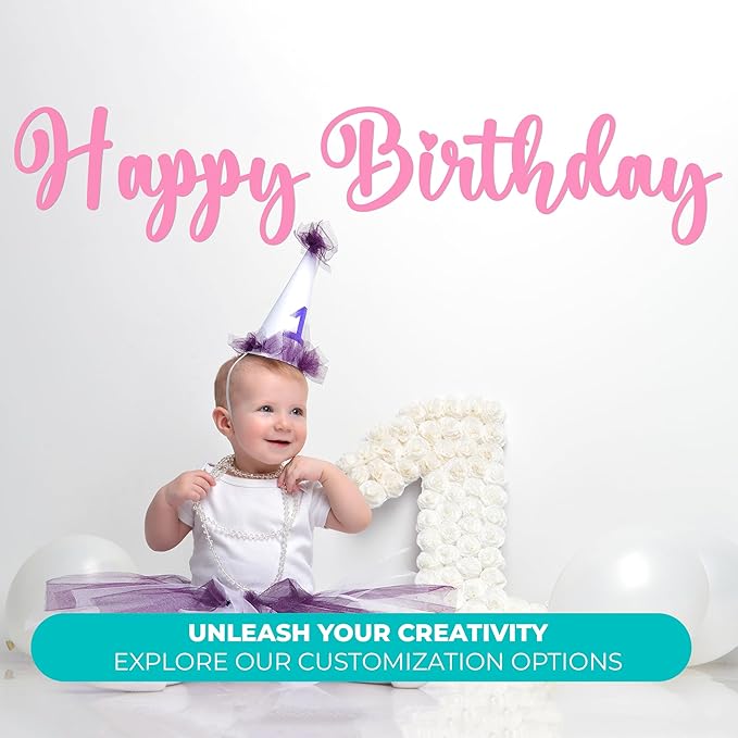 Custom Letters Wall Decals | Personalized Name with Fancy Font | Baby & Kids Room Decor | Multiple Colors (Cursive Fancy)