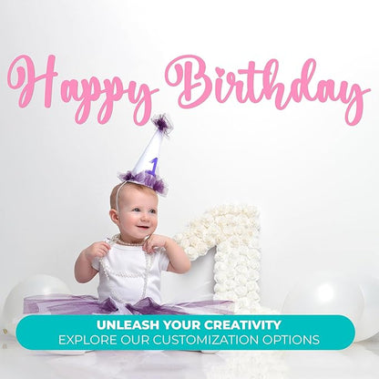Custom Letters Wall Decals | Personalized Name with Fancy Font | Baby & Kids Room Decor | Multiple Colors (Cursive Fancy)