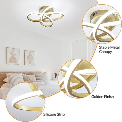 Modern Ceiling Light, 36W LED Dimmable Ceiling Light