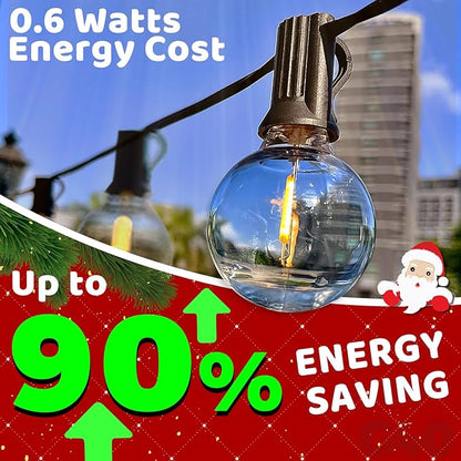 10FT LED Outdoor String Lights