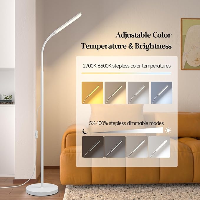 LED Floor Lamp, 18W Super Bright Floor Lamp